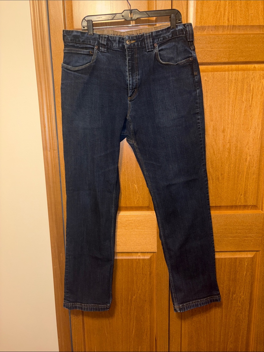 Duluth Trading Co Dark Indigo Straight Jeans